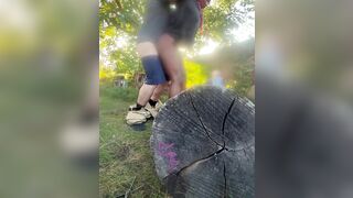 Trainer teaches kitten throatin how to take a BWC