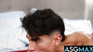 PRIDE STUDIOS - Alfonso Catches Step-Bro Vincent Grey Jerking to His Own Porn