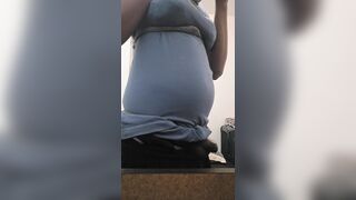 Belly bulge training with anal-copulation