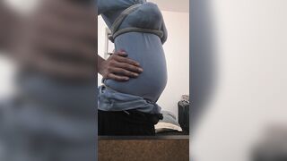 Belly bulge training with anal-copulation