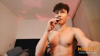 Erotic Asmr - Whispers, caresses and Latin Twink body in the foreground