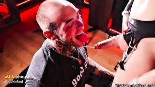 Beta Hunk Gets Pegged - Tattooed Girlfriends Thong on POV