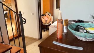 Hot Stepuncle Watches Me Play with My Curly Snatch Then Bangs My Butt