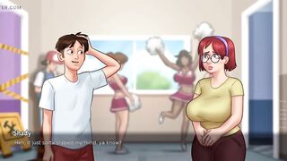 Step Sister caught Stepmom Masturbating - Summertime Saga part 20