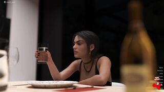 Hard Lessons (5) - Stepsis Handjob At Dinner
