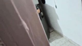 MY NEIGHBOR ALMOST CAUGHT ME RECORDING HER... BUT WHAT HAPPENED NEXT WAS UNEXPECTED