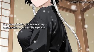 Soifon trains her admirable student with her body (Sex JOI)