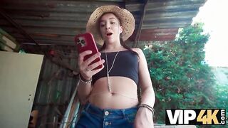 VIP4K. StepDaddy is fucking my girlfriend while I help him