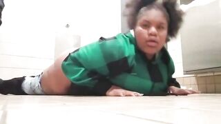 Walmart employee let me bang her inside the public bathroom