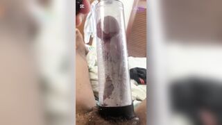Hard with a Big Black Weenie… Had to Stroke It