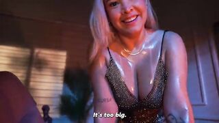 Busty stepmom ends up riding her cold-hearted stepson’s biggest 24-centimeter jock!