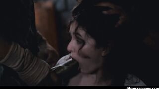 Cosplay Brunette Deepthroat - Leana Lovings