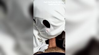Big Titty Ghost Sucks and Rides His Schlong