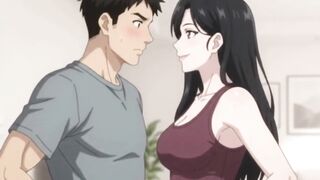 She Caught Me Looking her workout and castigate me as blowjob