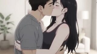 She Caught Me Looking her workout and castigate me as blowjob