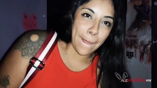 MY CUCKOLD CLEANS MY PUSSY AFTER SCREWING MY BOYFRIEND