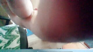 Stripped Sex-toy Ride Bouncing Boobs Sexy Twat Play!