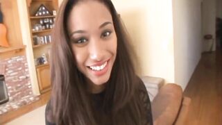 Ebony playgirl takes a giant BBC