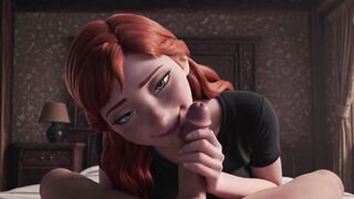 ANNA GIVES A CRAZY BLOW JOB & GETS FUCKED