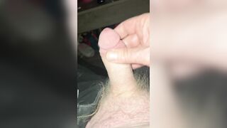 Just a quick cum shot after work