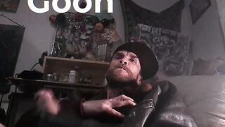 Oregonleatherboy Gooning Gone Wild Wearing WW2 Leather Bomber Jacket Smokin'