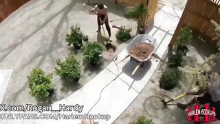 Hung Husband Construction Worker