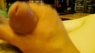 Masturbe compil (1) with one testicle