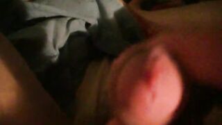 Masturbe (42) with one testicle