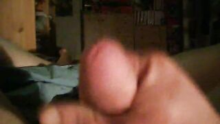 Masturbe (42) with one testicle