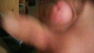 Masturbe (42) with one testicle