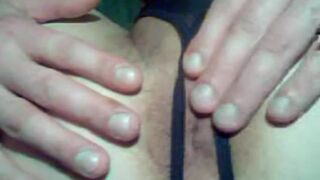 Masturbe (10) with one testicle