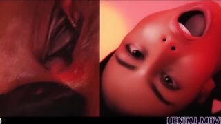 AI Generated Anime - Alien Monster Shlong All the Way Through