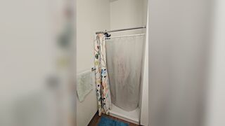 Taking a shower and then Jerking off