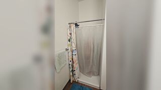 Taking a shower and then Jerking off