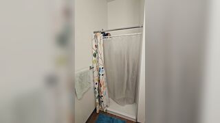 Taking a shower and then Jerking off