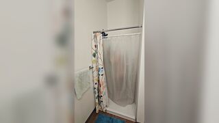 Taking a shower and then Jerking off