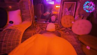 NEON CHEMISTRY RIDING THE STUNNING LATINA FOR FAST CLIMAX