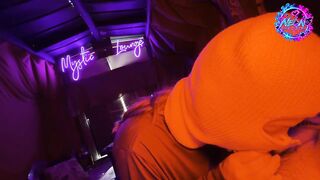 NEON CHEMISTRY RIDING THE STUNNING LATINA FOR FAST CLIMAX