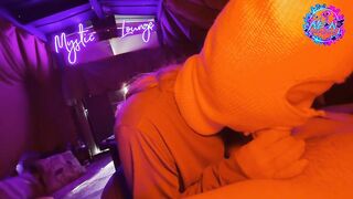 NEON CHEMISTRY RIDING THE STUNNING LATINA FOR FAST CLIMAX