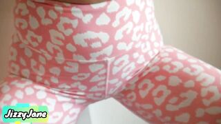Cum in My Cute Panties And Yoga Pants Before I Pull 'em Up