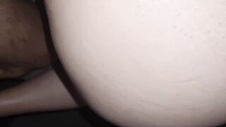 WIFE getting covered in cum and cumming herself