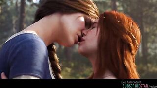 Animated grok Imagine lesbian video medieval videogame Rose x Katherine
