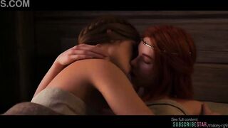 Animated grok Imagine lesbian video medieval videogame Rose x Katherine
