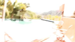 Poolside Latinas Move Inside for a Long Pussy Licking Session