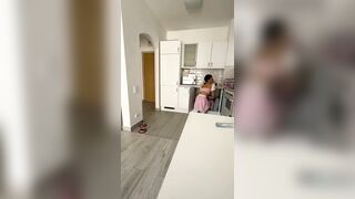 Cleaning Lady Was In nature's garb by the Client