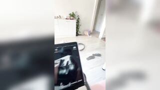 Cleaning Lady Was In nature's garb by the Client