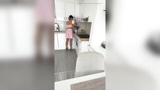 Cleaning Lady Was In nature's garb by the Client