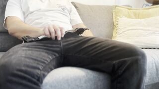 JOHNNY STACKED JERKS OFF IDEAL HARD SHLONG MOANING LOUDLY