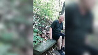 Nylon fetish break on the Seilbahnberg