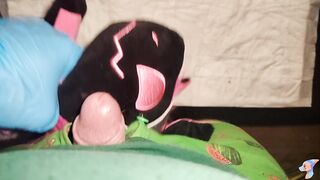 Pink protogen plush enjoyment#9